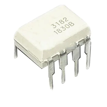 DIP-8 FOD3182 optoacoplador 3182 de alta velocidad optoacoplador DIP8 conector recto importados IC chip