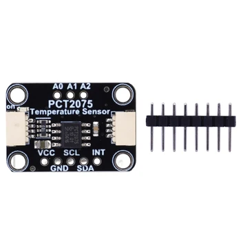 PCT2075 Breakout Board Compatible con STEMMA QT Qwiic Sensor de Temperatura Módulo de PCB Sensor de Temperatura de la Placa del Módulo