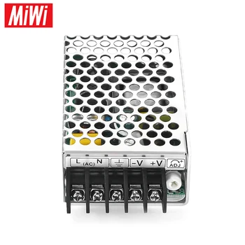 MiWi NES-15-24 100-240VAC A 24VDC 0,7 UNA Ultra-delgada de Conmutación de fuente de Alimentación Para Tiras de LED CCTV