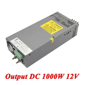 Scn-1000-12 de conmutación de fuente de alimentación de 1000W 12v 83A Única Salida de la ca dc del convertidor para Tiras de Led AC110V/220V Transformador de 12 V CC